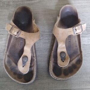 Birkenstock Women's Gizeh Leather Sandal size 36 US 5